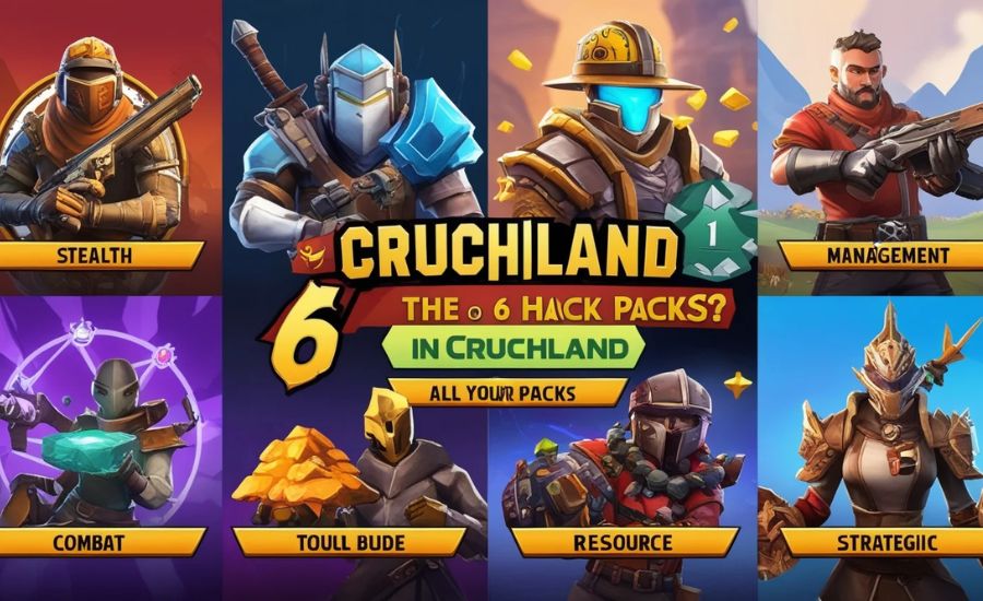 what are the 6 hack packs in cruchland