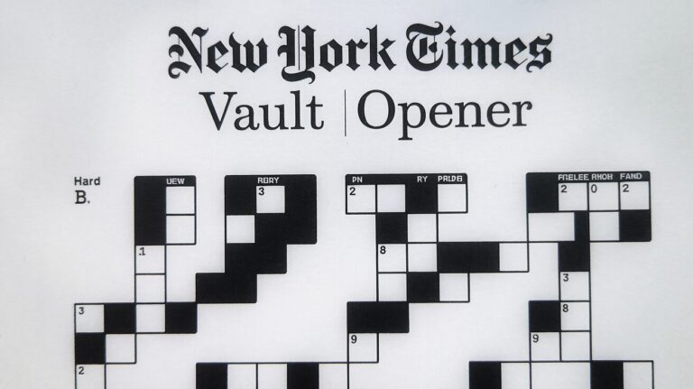 Vault Opener NYT Crossword: Cracking the Puzzle's Secrets